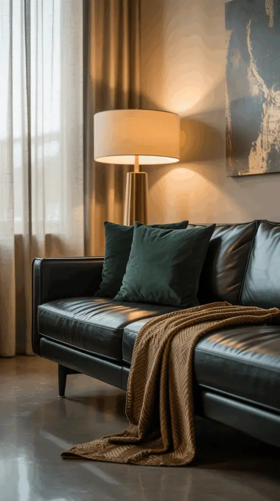 Luxury Living: Upscale Black Couch Living Room Decor Ideas for Elegance and Comfort