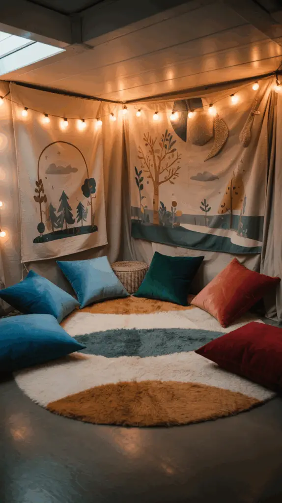 Cozy and Colorful Basement Playroom Ideas That Kids Will Love