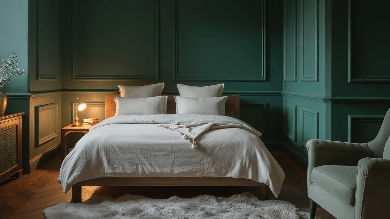 Transform Your Space with a Moody Green Bedroom Palette for Timeless Elegance