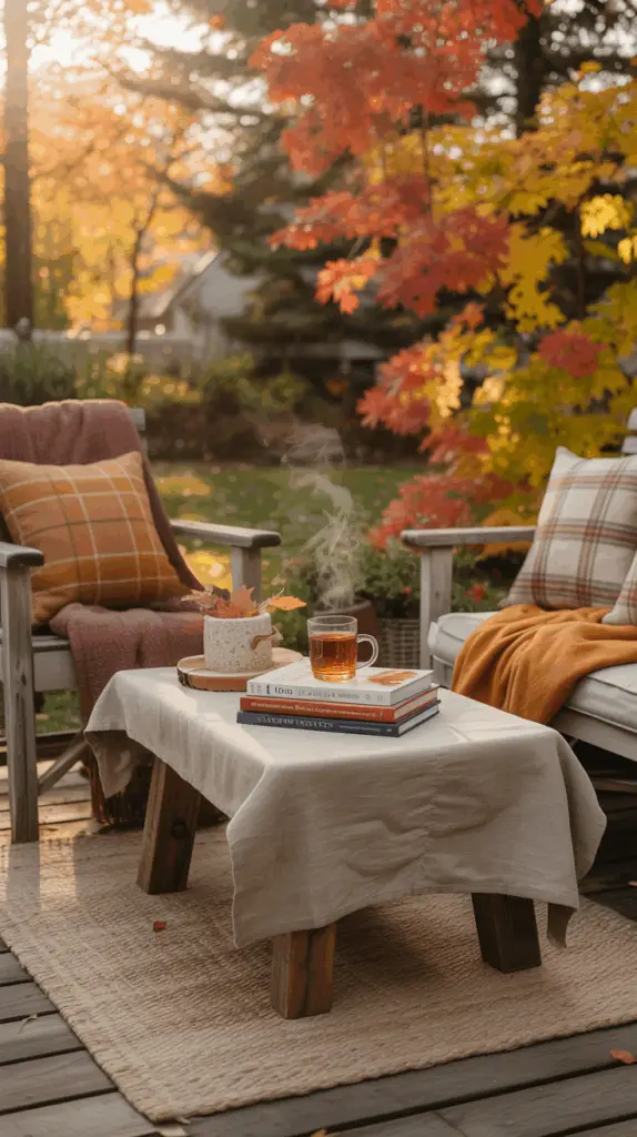 Create the Perfect Autumn Atmosphere with Cozy and Stylish Fall Patio Decor Ideas