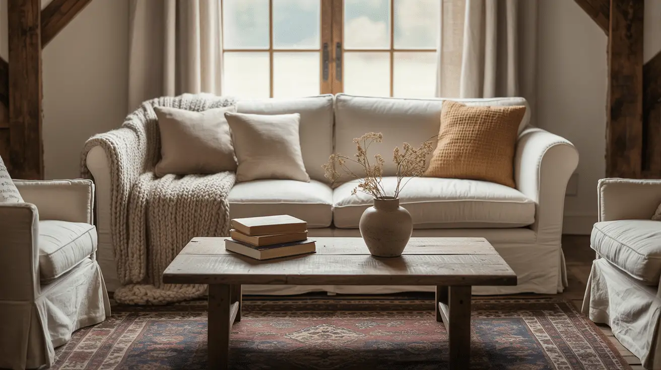 Embrace Cozy Elegance: Transform Your Warm Farmhouse Living Room with Stylish Home Decor Ideas