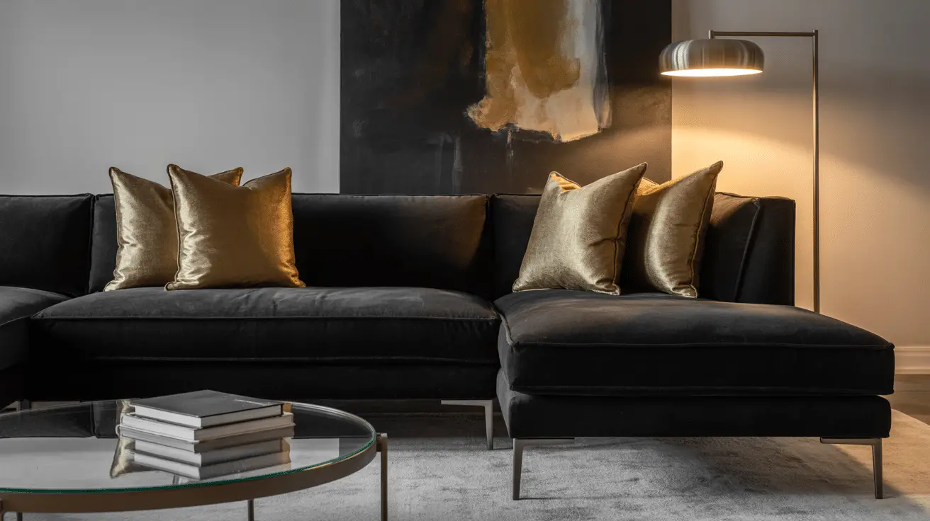 Glamorous Touches for Your Black Glam Living Room: Elevate Your Space with Chic Luxury
