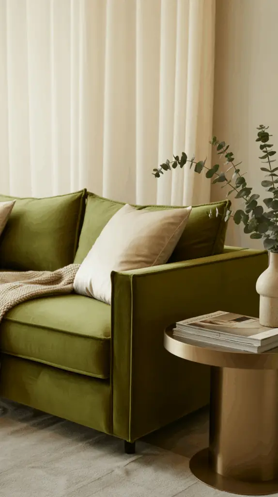How to Decorate with a Green Sofa: Chic Living Room Ideas to Elevate Your Space