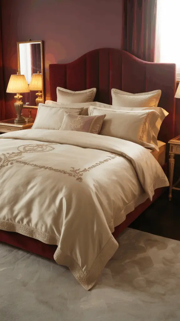 Chic Burgundy Bedroom Ideas That Make Small Spaces Feel Grand: Design Tips for a Luxurious Look