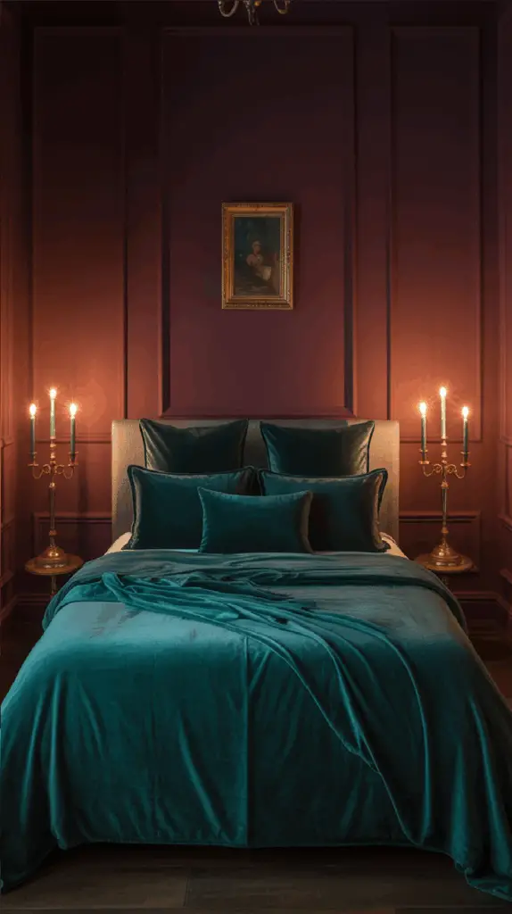 How to Create a Moody Romantic Bedroom with Dark Elegance for Timeless Charm
