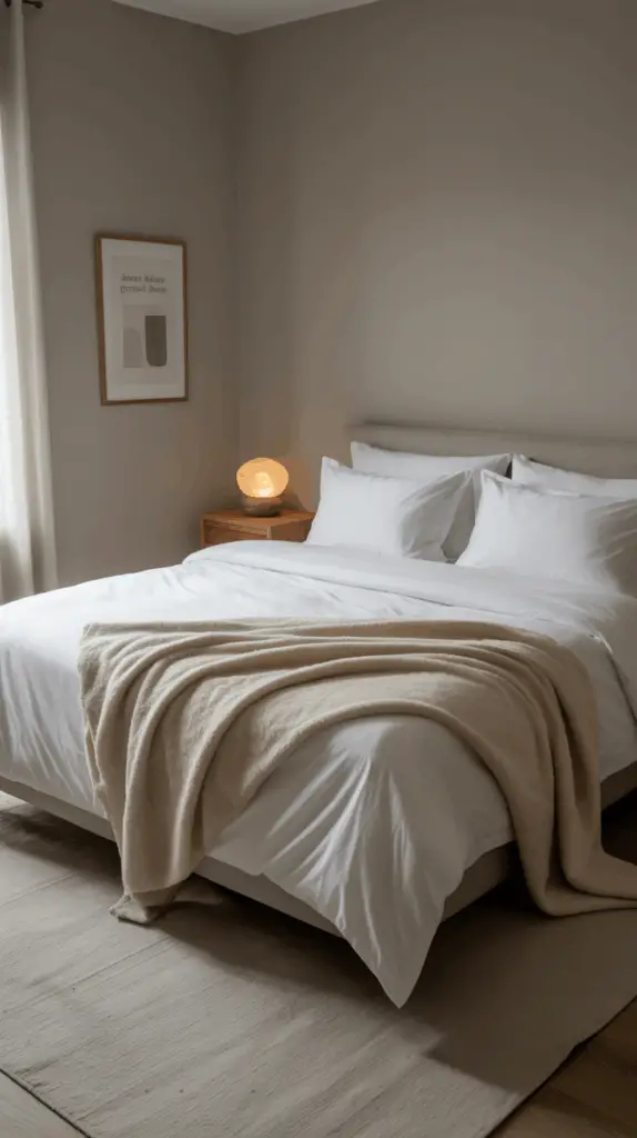 Transform Your Space with a Modern Minimalist Bedroom Using Natural Elements and Neutral Tones