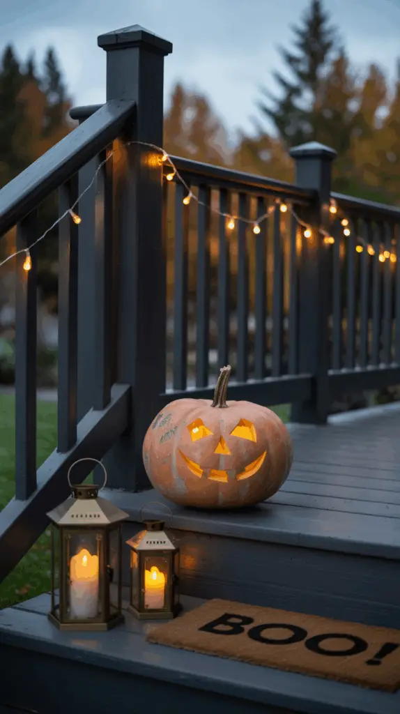 Minimalist Front Porch Halloween Decor Ideas for a Subtle Spook