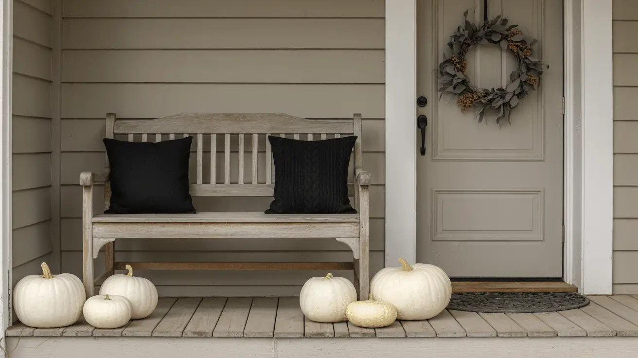 Minimalist Front Porch Halloween Decor Ideas for a Subtle Spook
