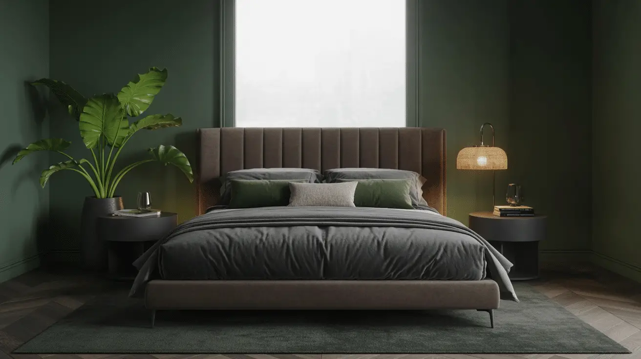 Bold Black and Green Bedroom Ideas for a Stylish Look: Create a Dramatic and Elegant Space