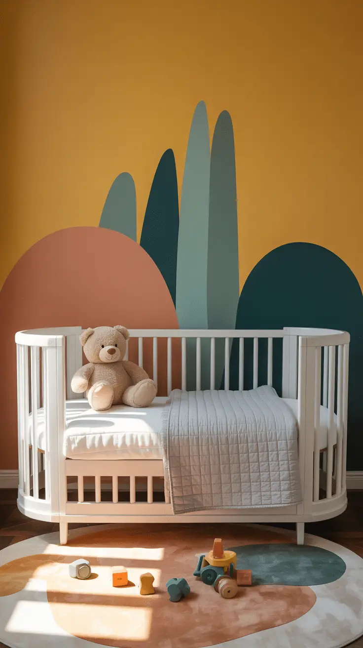 Modern Nursery Accent Wall Designs for a Stylish Baby Space: Trendy ...