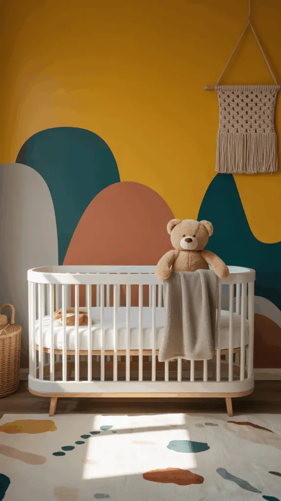 Modern Nursery Accent Wall Designs for a Stylish Baby Space: Trendy Ideas and Inspiration