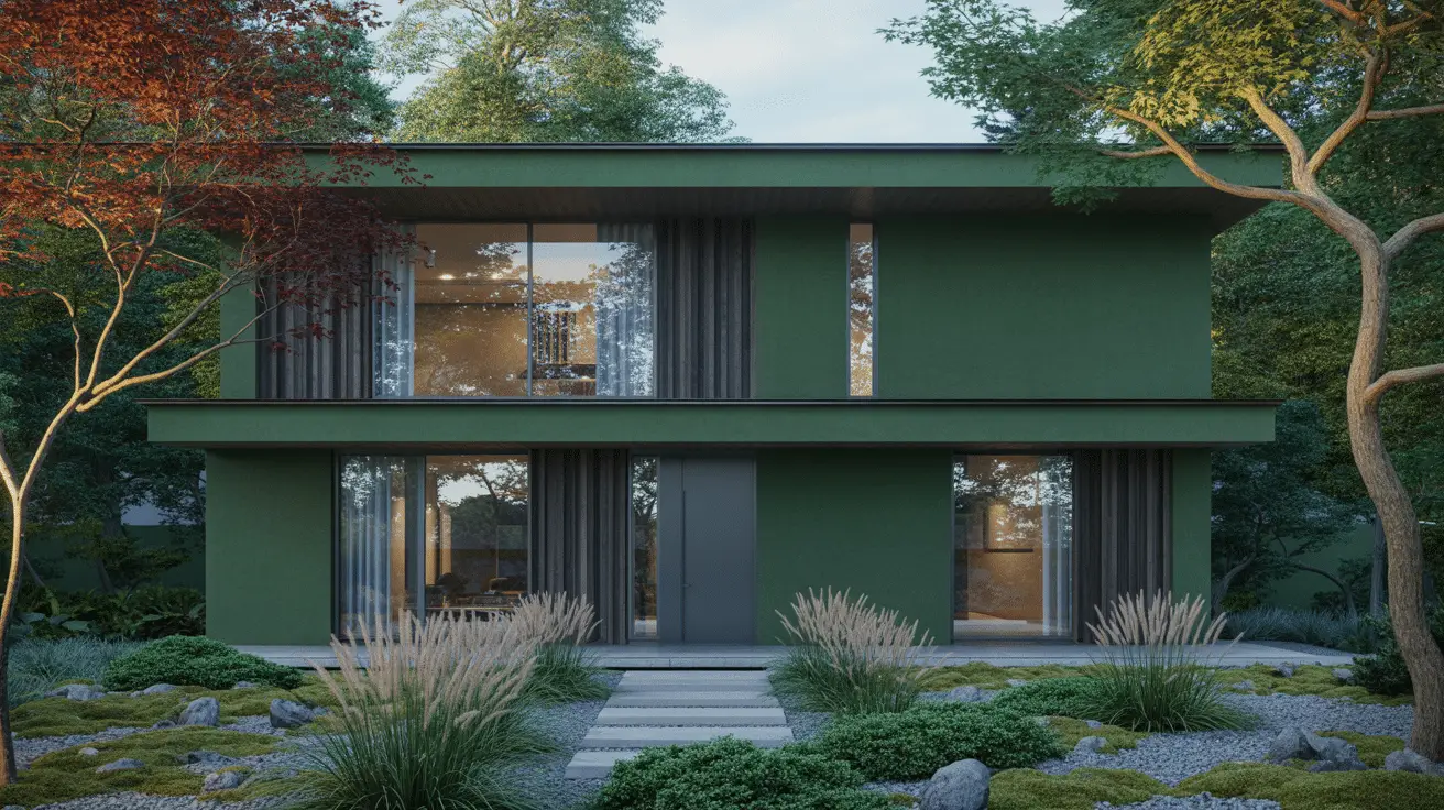 Make a Bold Statement with a Dark Green House Exterior: The Trend That Will Transform Your Curb Appeal