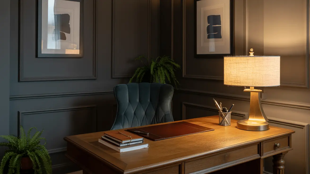 Transform Your Workday with Small Moody Office Design for Productivity and Style