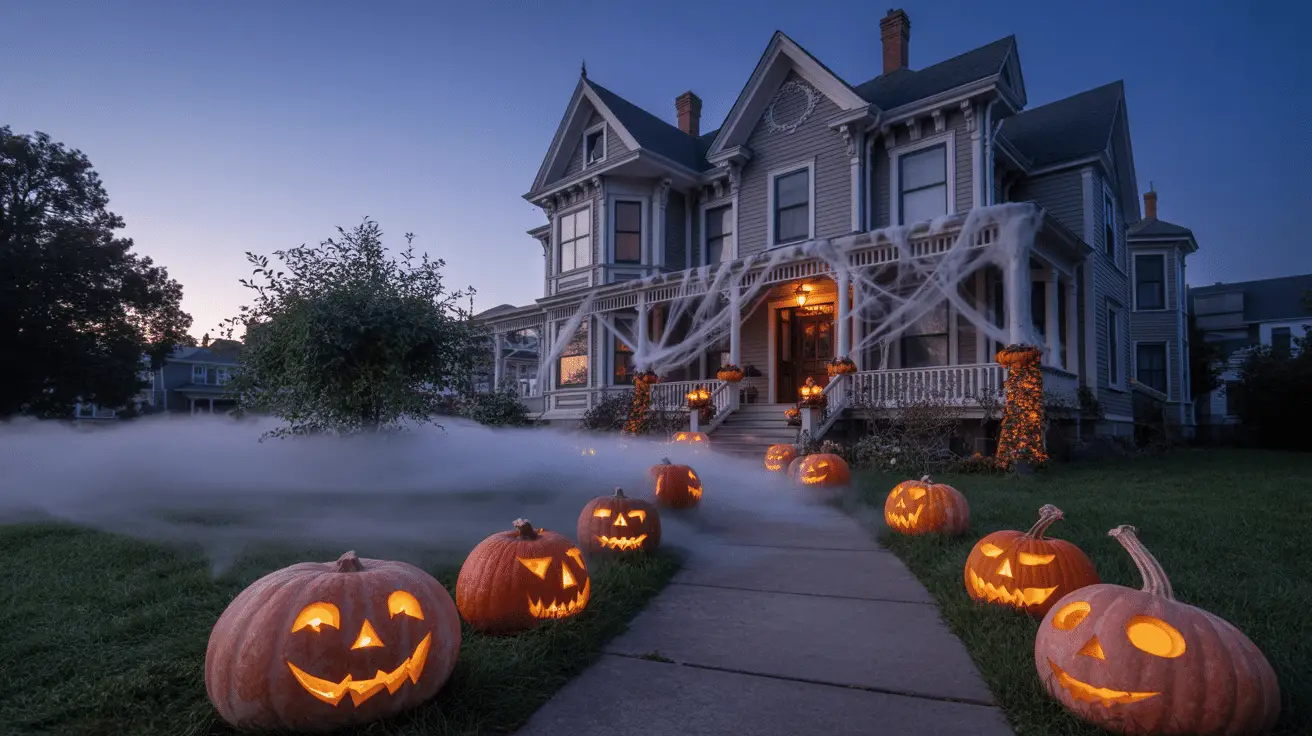 Outdoor Halloween Yard Lighting Ideas to Illuminate the Night with Spooky Charm
