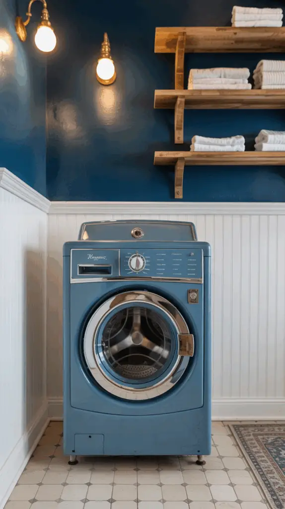 Elegant Blue Laundry Room Designs for Timeless and Stylish Home Décor