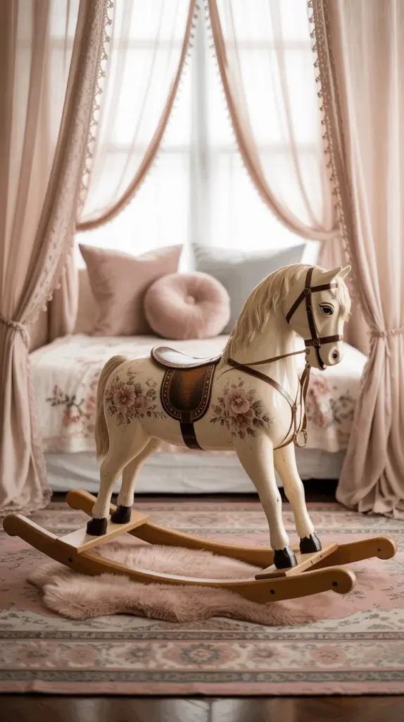 Create a Dreamy Vintage Pink Nursery with Elegant Details for Timeless Charm