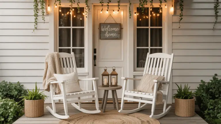 Transform Your House Front Porch Into a Chic Welcome Oasis