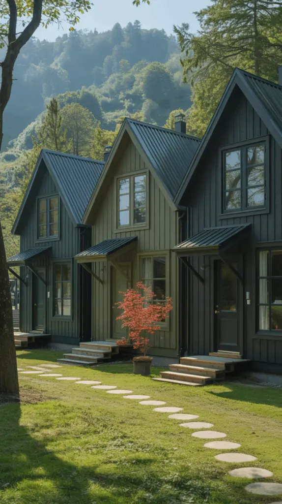 Make a Bold Statement with a Dark Green House Exterior: The Trend That Will Transform Your Curb Appeal