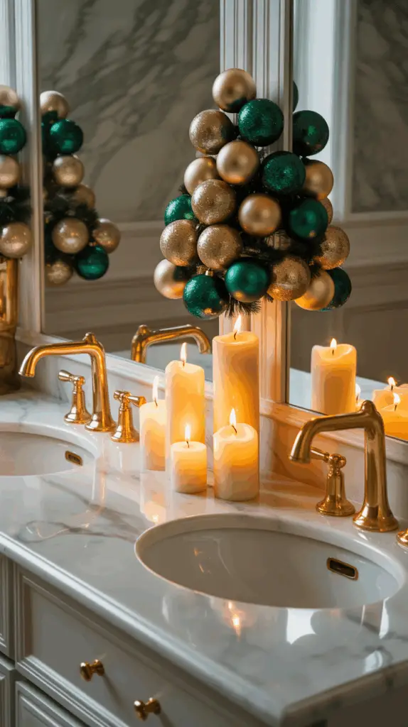 Glam Christmas Bathroom Touches for Holiday Hosting: Elegant Ideas for a Festive Refresh