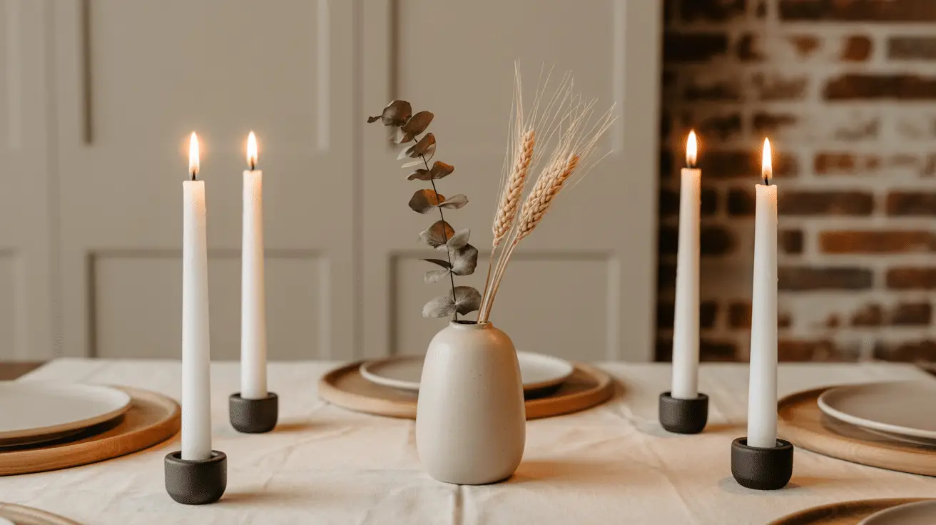 Minimalist Thanksgiving Centerpieces DIY for a Sleek and Elegant Table Setting
