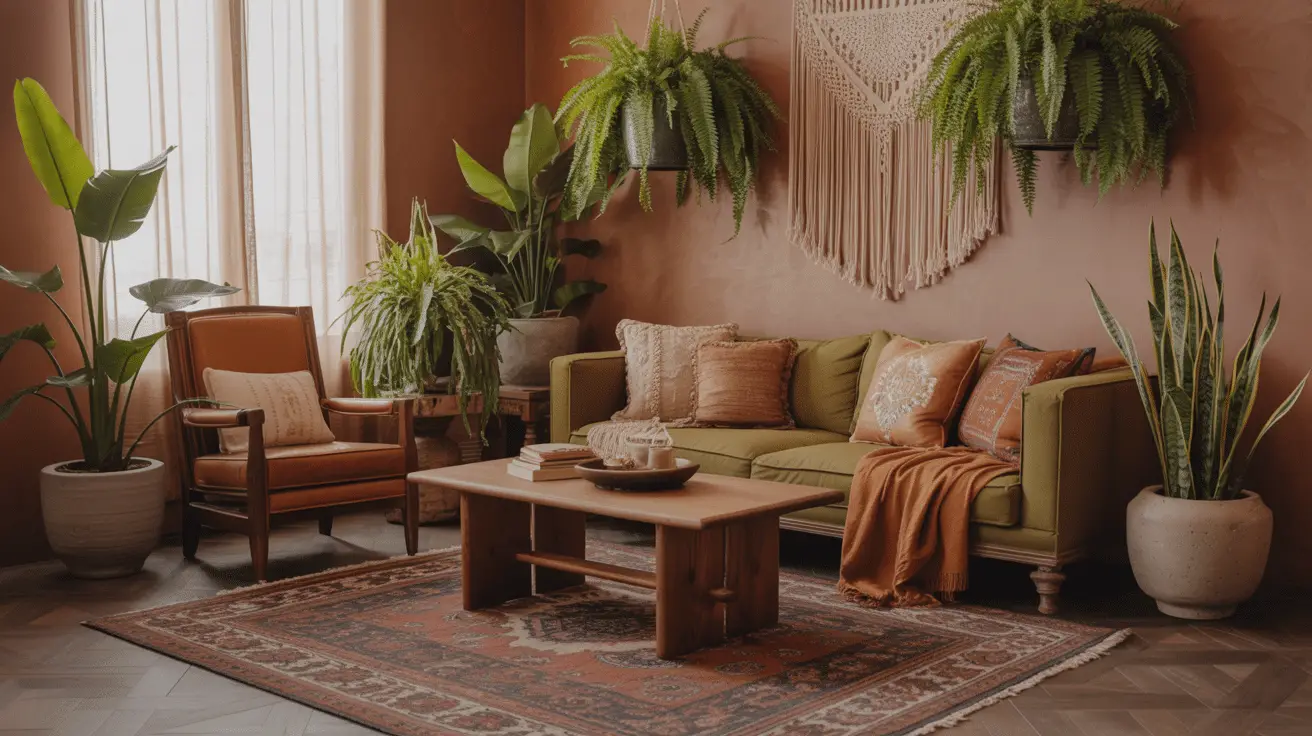 7 Stunning Bohemian Living Room Ideas for a Relaxing, Vacation-Like Vibe