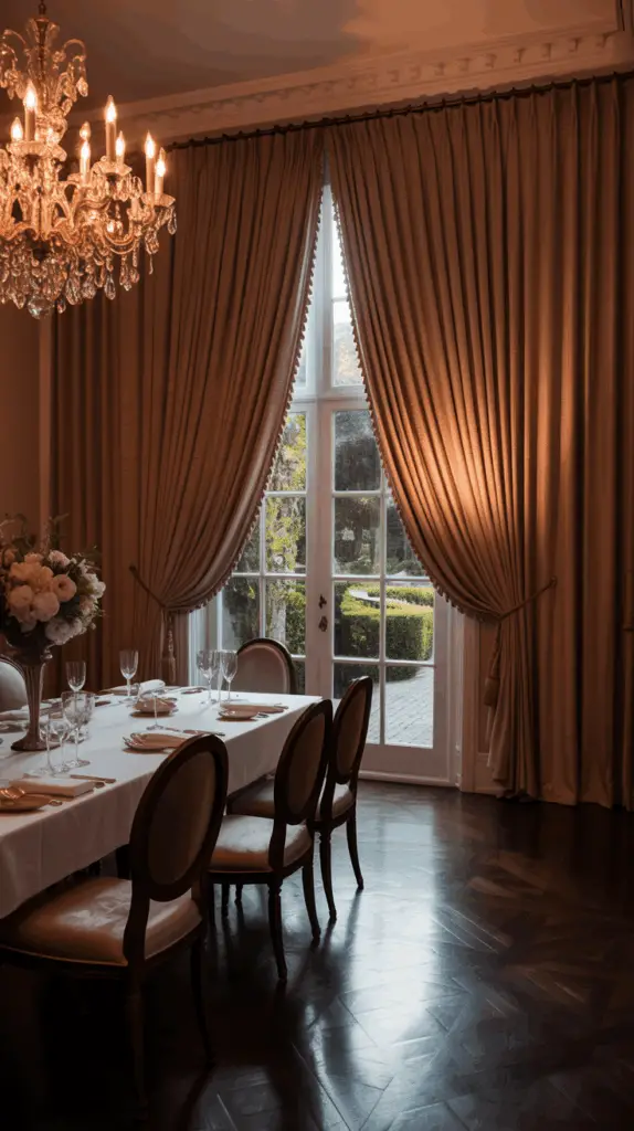 Luxury Dining Room Curtains: Elevate Your Space with High-End Curtain Styles