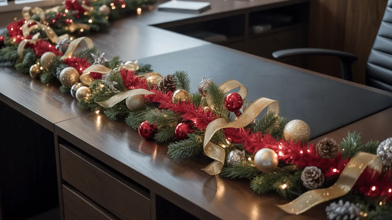 Traditional Office Christmas Decorations with a Contemporary Twist: Elevate Your Workspace for the Holidays