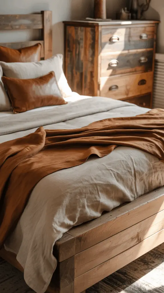 Cozy Up Your Space with Beautiful Rustic Bedroom Accents for a Warm, Inviting Feel