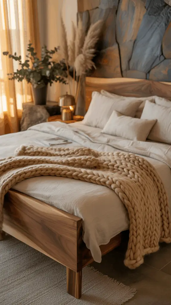 Create the Ultimate Cozy Earthy Bedroom with Natural Elements for a Relaxing, Inviting Space