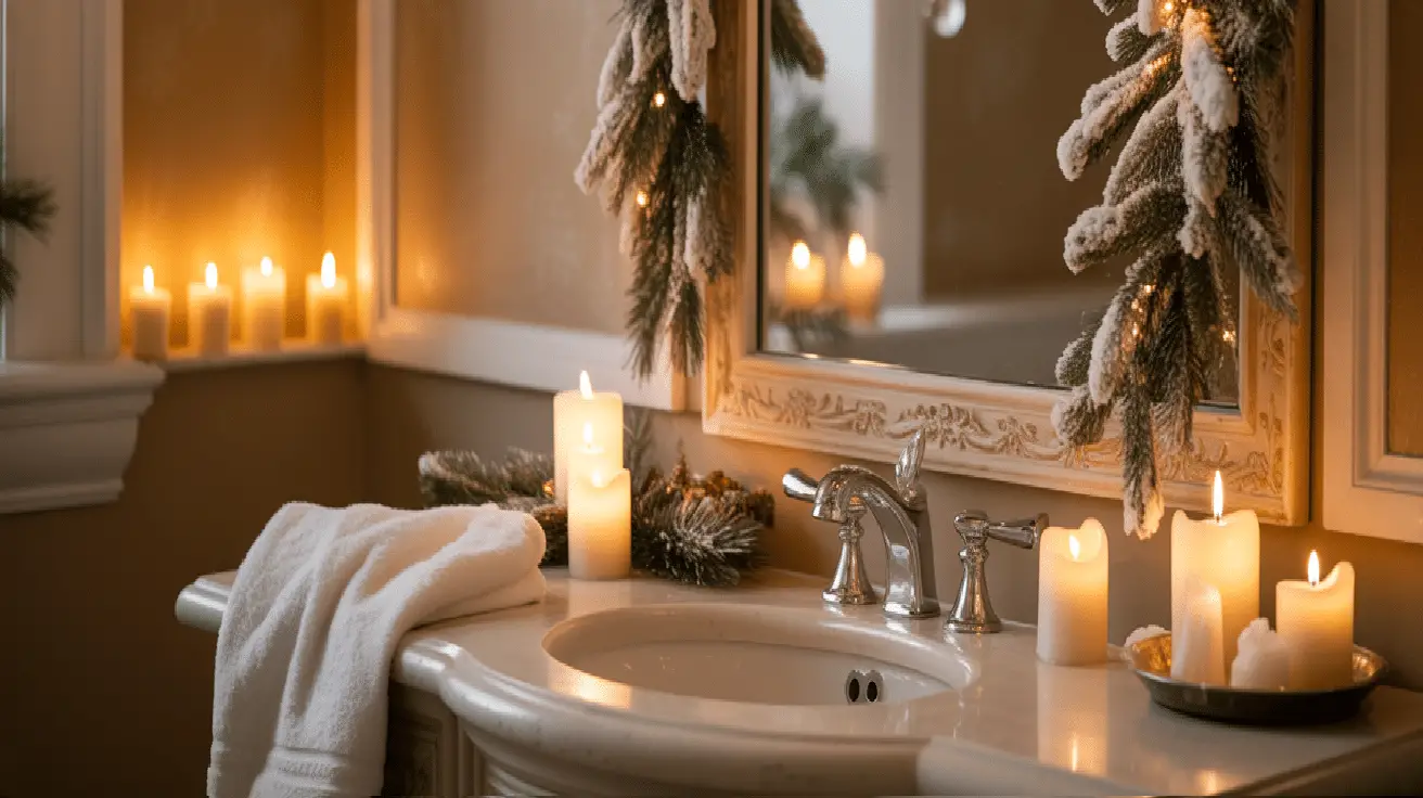 Glam Christmas Bathroom Touches for Holiday Hosting: Elegant Ideas for a Festive Refresh