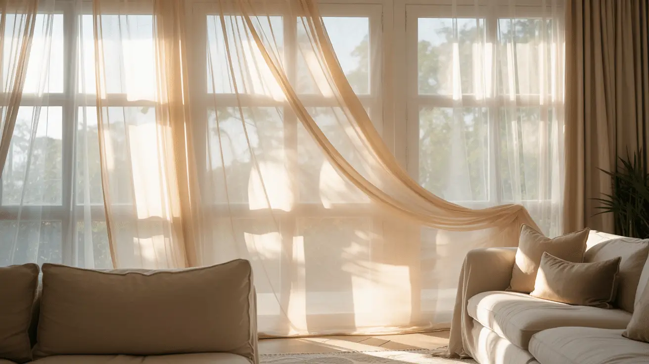 Brighten Your Space with Sheer Curtains Living Room Ideas: Create a Light, Airy, and Elegant Atmosphere