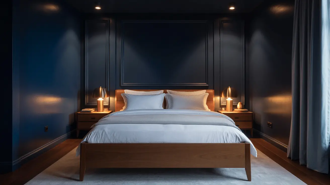 Create a Bold Statement with Navy Blue Bedroom Walls: Design Ideas for a Striking, Sophisticated Space