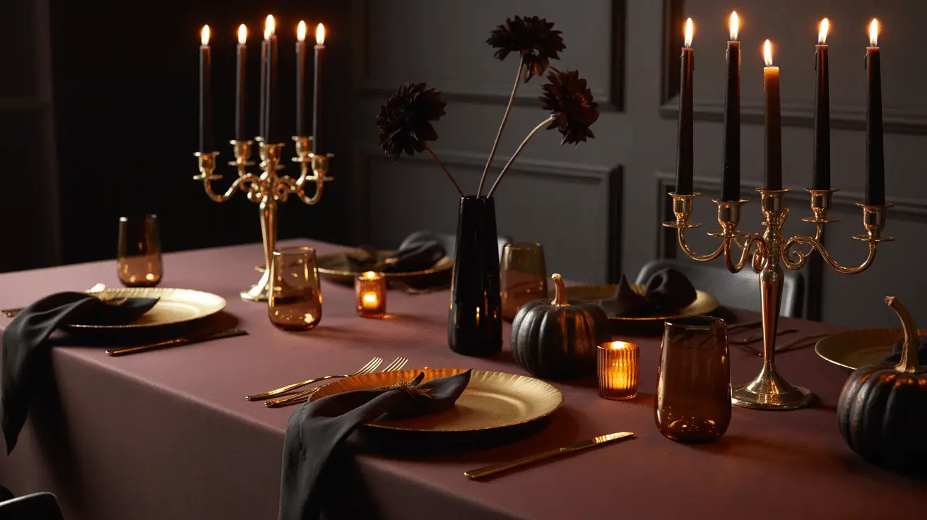 Transform Your Dining Space with Chic Halloween Table Decorations for a Spooky, Stylish Gathering