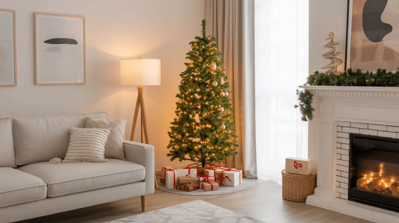 Small Space Christmas Decor: Living Room Styling Ideas for Compact Homes with Big Holiday Charm