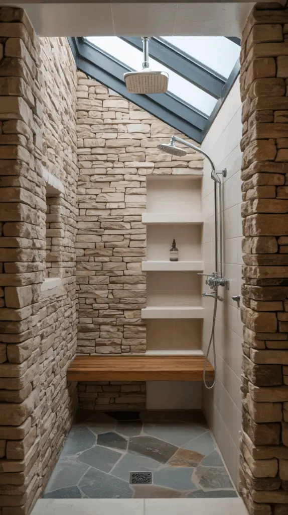 Luxury Rustic Bathroom Shower Design: Elevate Your Space with Natural Materials and Timeless Charm