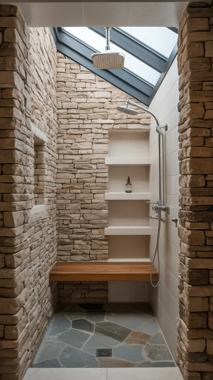 Luxury Rustic Bathroom Shower Design: Elevate Your Space with Natural ...