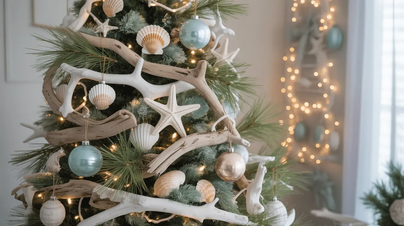 Coastal Living Room Christmas Decor for a Beachy Holiday Vibe: Embrace the Festive Spirit by the Sea