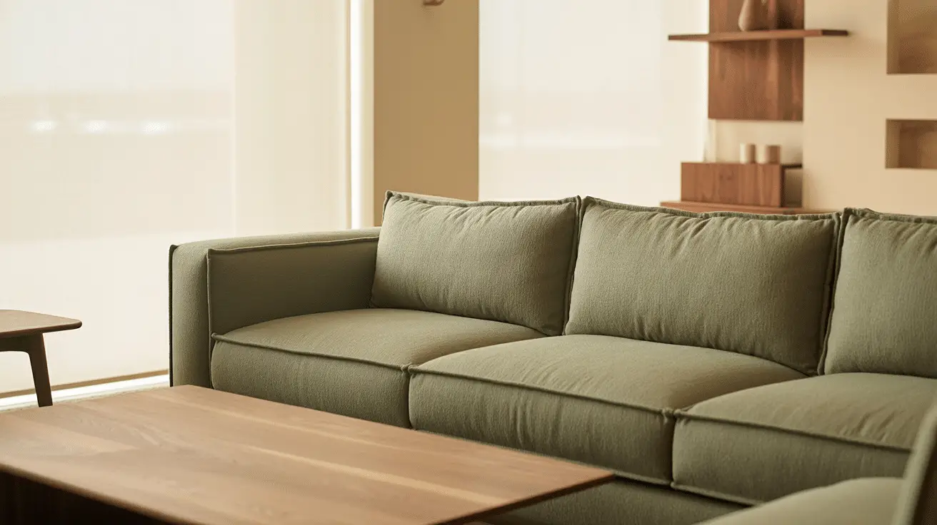 Balanced Green Couch Living Room Ideas Blending Modern and Cozy Design