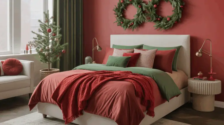 Cozy Bedroom Christmas Decor for a Warm Holiday Atmosphere: Transform Your Space into a Winter Wonderland