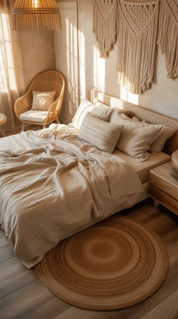 Create the Perfect Earthy Boho Bedroom with These Easy Decor Tips for a Cozy, Natural Vibe