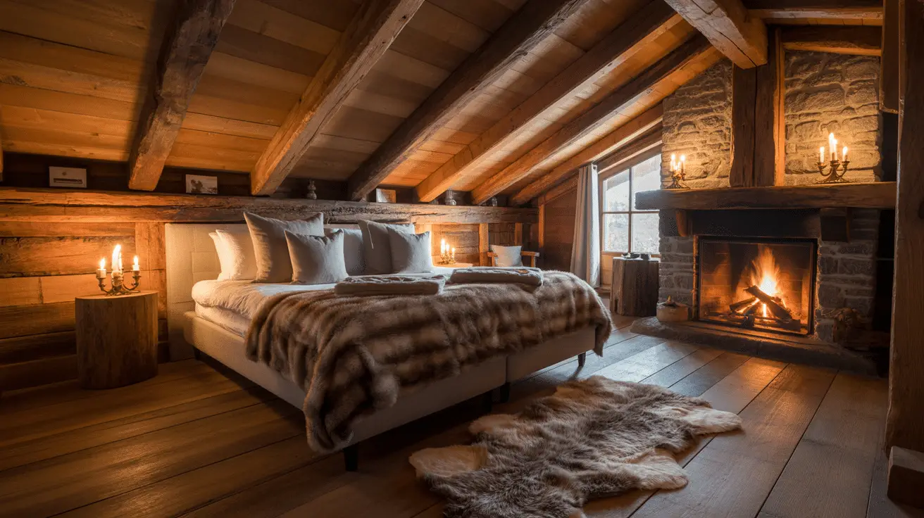 Chalet-Style Winter Bedroom Designs to Create a Warm and Cozy Mountain Vibe