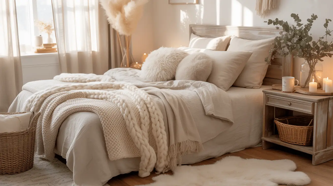 Dreamy Winter Bedroom Decor Ideas for a Cozy Hygge Home