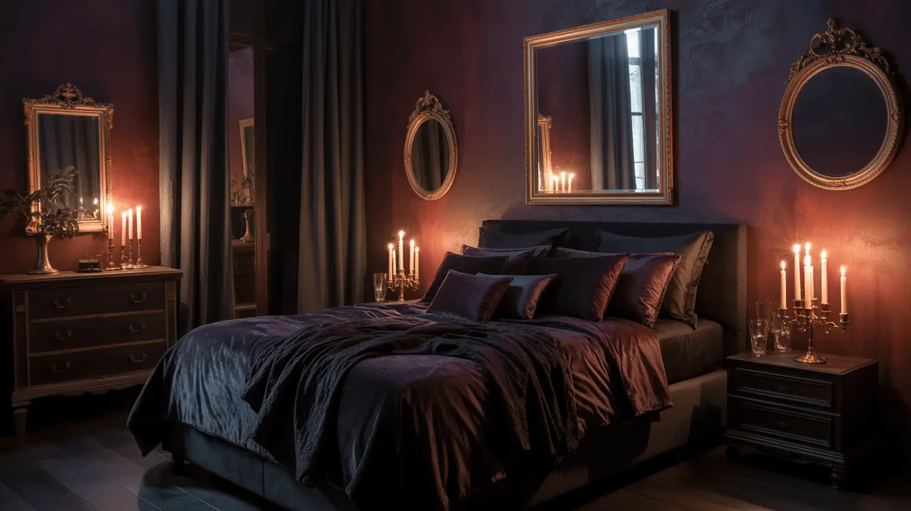 How to Turn Your Room into a Romantic Goth Bedroom with Vintage Charm: Dark Elegance Meets Timeless Style