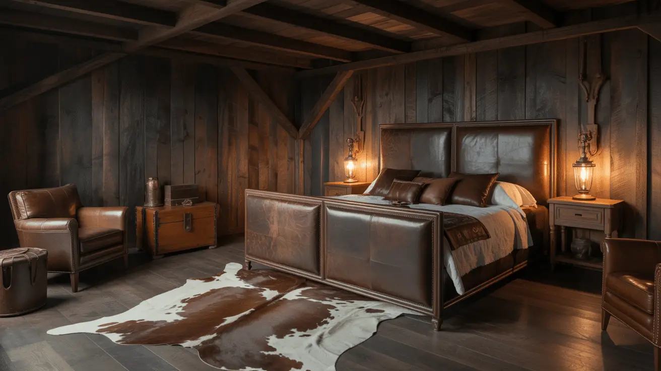 Vintage Western Charm: Dark Western Bedroom Makeovers That Blend Rustic Elegance and Timeless Style
