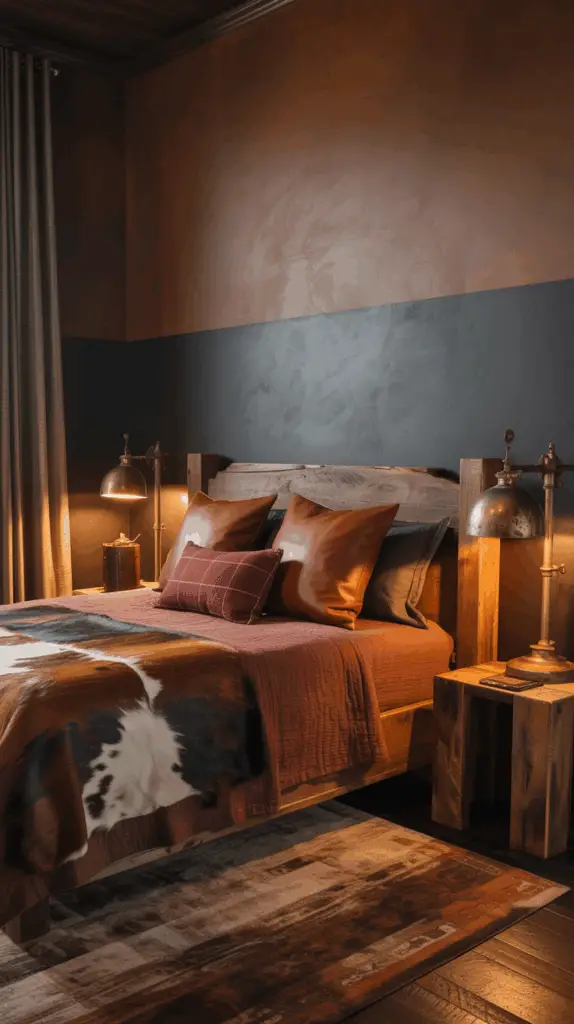 Vintage Western Charm: Dark Western Bedroom Makeovers That Blend Rustic Elegance and Timeless Style