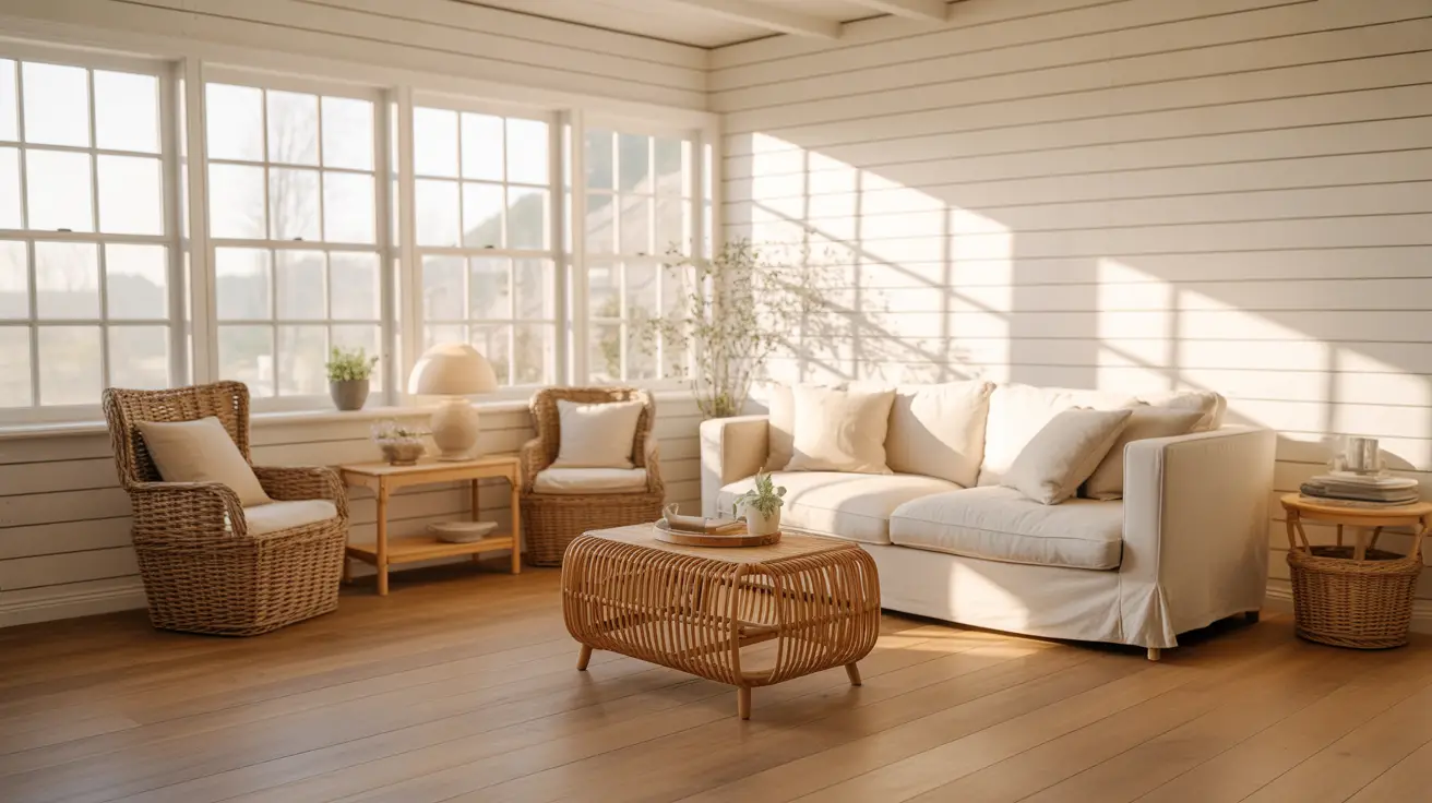 A Light and Airy Take on the Cozy Cottage Living Room Style: Modern Charm Meets Timeless Comfort