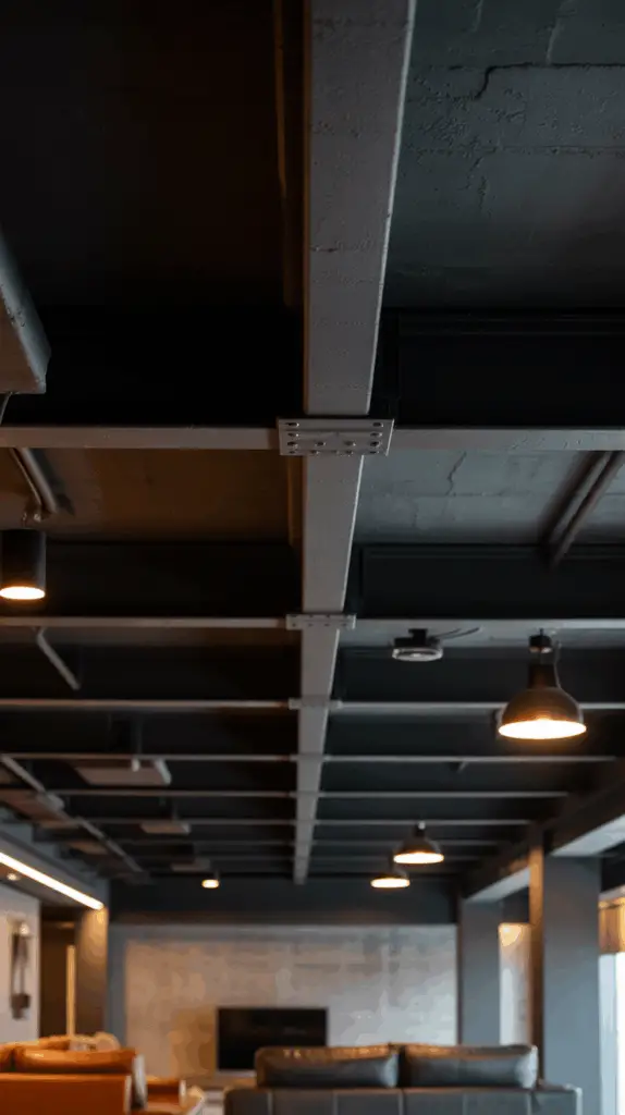 Transform Your Room with a Stunning Black Basement Ceiling: A Bold, Stylish Upgrade 2 Transform Your Room with a Stunning Black Basement Ceiling: A Bold, Stylish Upgrade