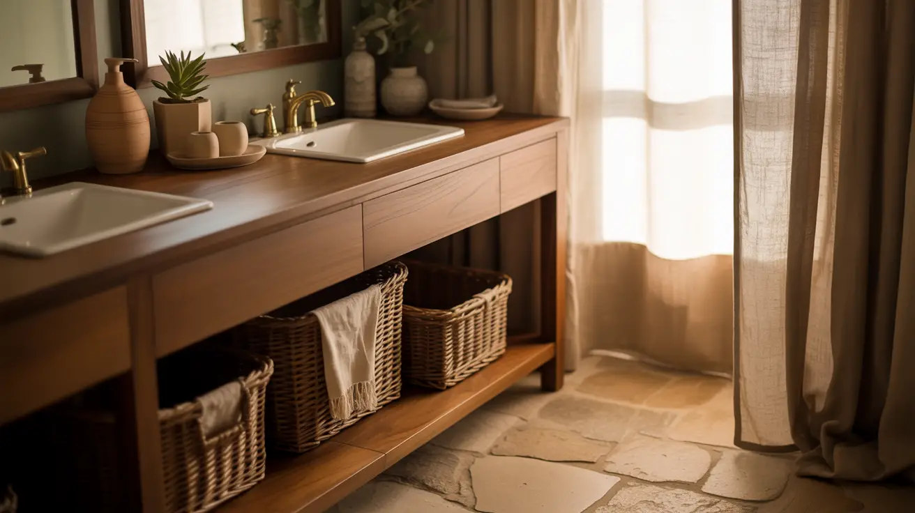 Transform Your Space with Earthy Modern Bathroom Style: Natural Warmth Meets Minimal Elegance