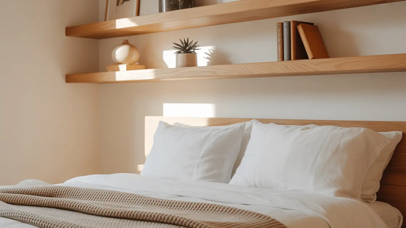 Genius Bedroom Shelves for Maximizing Small Spaces with Style and Function