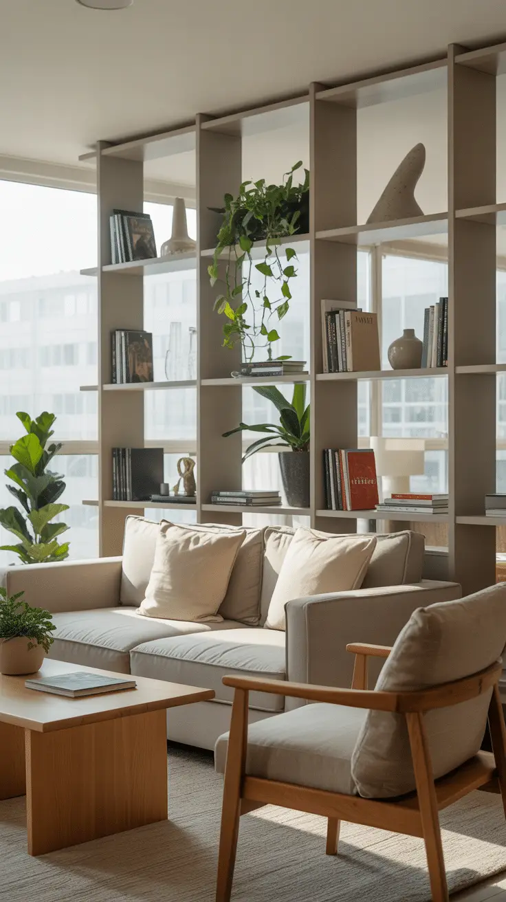 Smart Small Apartment Living Room Bookshelves for Compact Layouts and ...